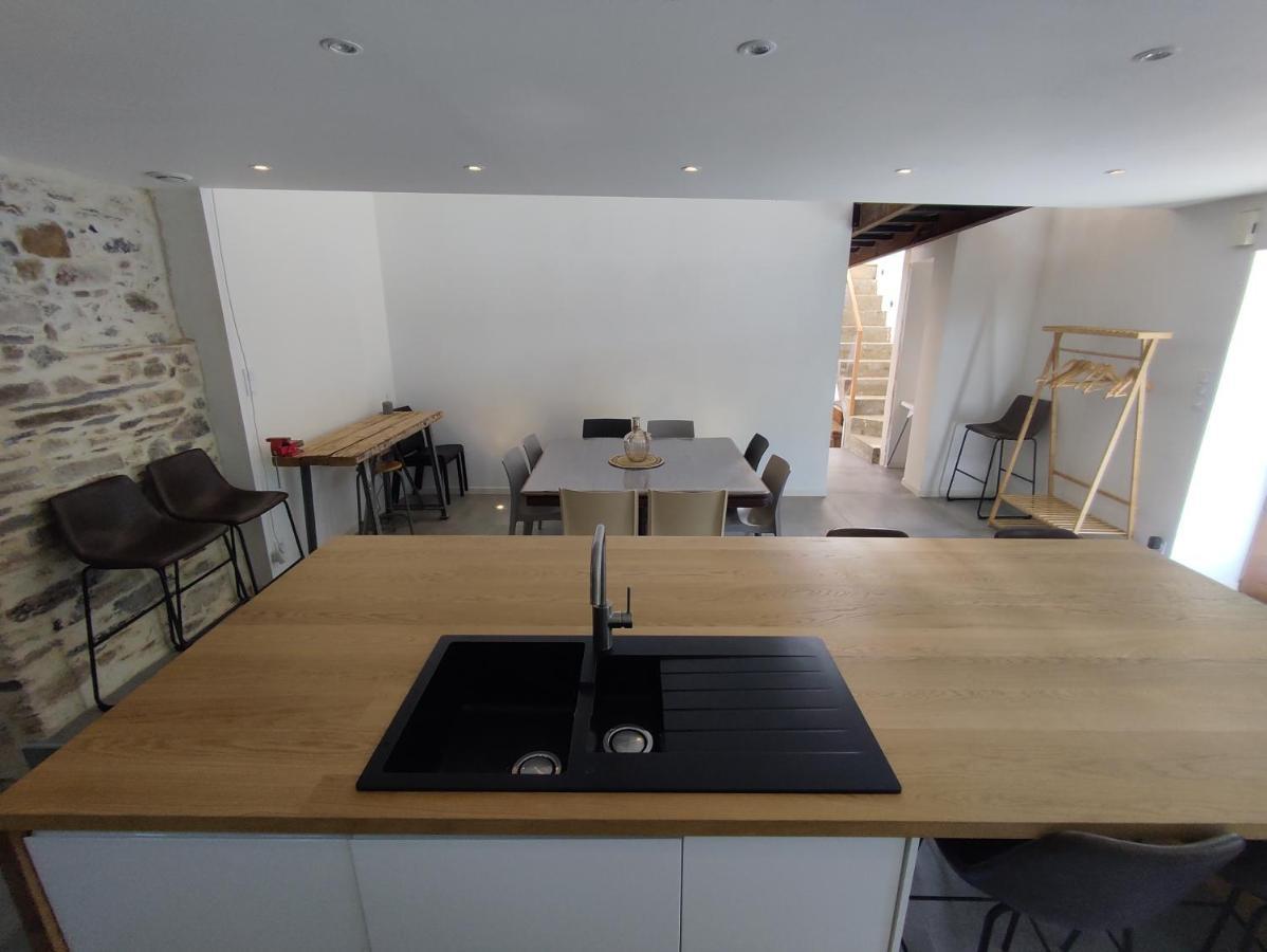 Conviviale - Longere Lumineuse - Charme & Nature Bains-sur-Oust 外观 照片